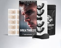 Breatheeze Magnetic Nasal Dilator Black – Performance Breathing Solution